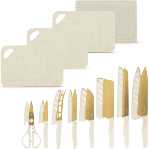 Thyme & Table 20-Piece Knife Set - Taupe