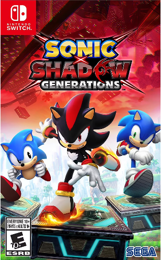 Sonic X Shadow Generations Nintendo Switch Video Game