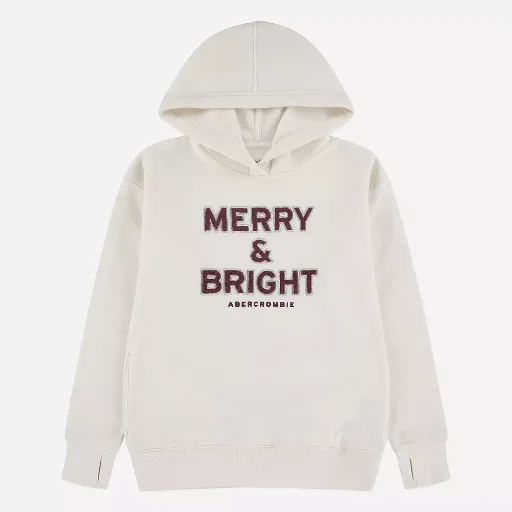 Abercrombie Kids' Merry & Bright Pullover Hoodie Deal