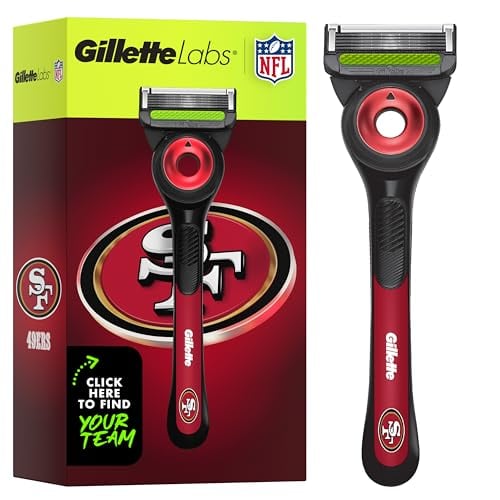 Gillette Labs Special NFL 49ers Edition Men's Shaving Razor with 1 Handle and 1 Blade Refill Deal