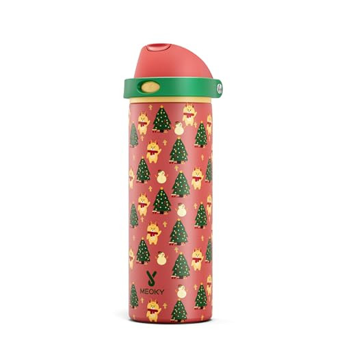 24 oz Christmas Water Bottle