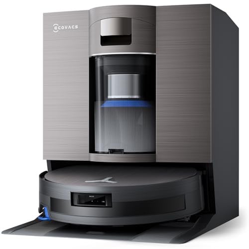 ECOVACS DEEBOT X11 OmniCyclone Robot Vacuum and Mop, Bagless 60-Day Station, 19,500Pa Suction