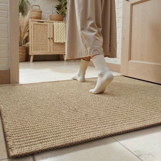 Jute Front Door Mat 17x36" Deal