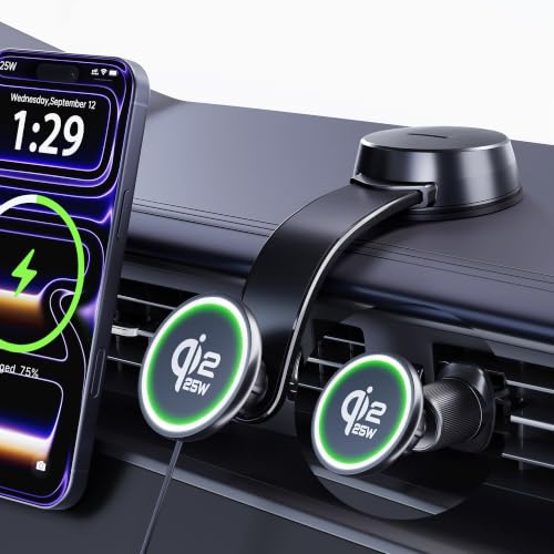 TUORL Qi2.2 25W MagSafe Wireless Car Charger / Mount Deal