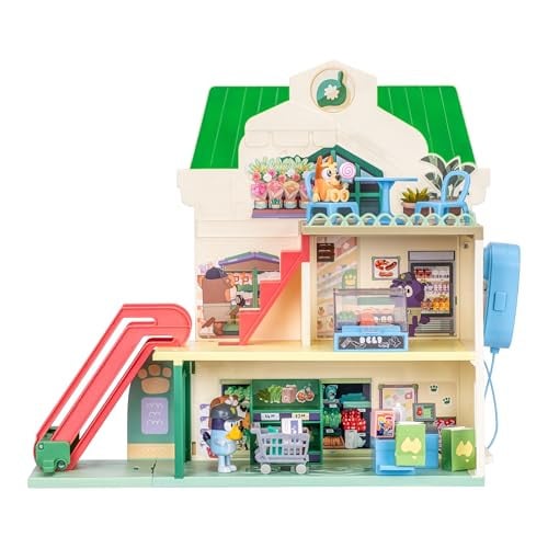 Bluey & Bingo Supermarket Playset 15-Piece Deal