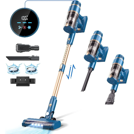 Prettycare Cordless Vacuum Set with 45min Runtime