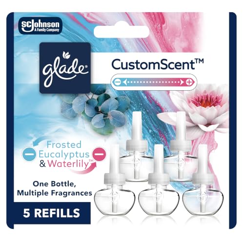 Glade PlugIns CustomScent Refills Eucalyptus & Waterlily 5 Count