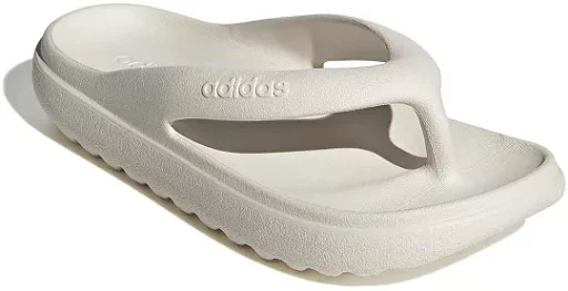 Adidas Adilette Lumia Women's Cloudfoam Flip Flops (Black, Off White)