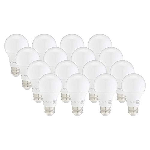 (Prime Deal) 16-Pack Amazon Basics 60W Equivalent Soft White Dimmable A19 LED Light Bulbs Deal