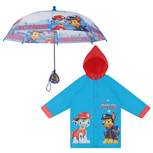 Nickelodeon Paw Patrol Raincoat and Umbrella Rainwear Set