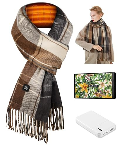Unisex Heated Scarf with Power Bank