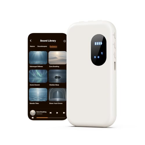 Boean Smart Pillow Speaker for Sleeping with White Noise Machine and APP