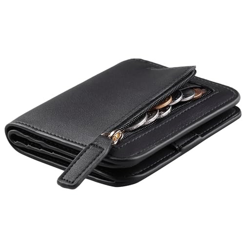 Toughergun RFID Blocking Compact Bifold Leather Wallet