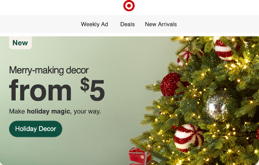 Target Holiday Decor Shop