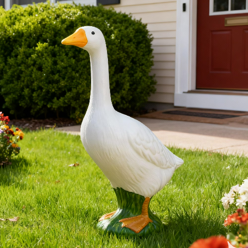 Mainstays Weather-Resistant Resin 19" Porch Goose Garden Statue