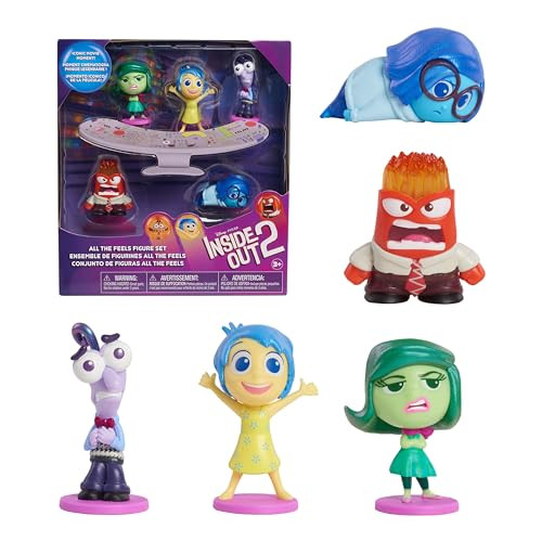 5-Piece Just Play Inside Out 2 Feels Figures Toy Set