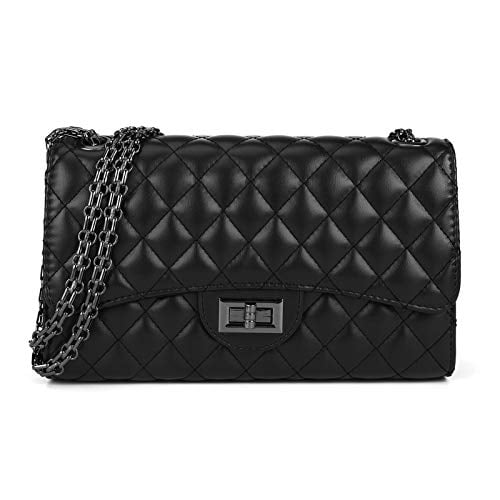 Gladdon 10.24" Quilted Crossbody Purse w/ Chain Strap Deal
