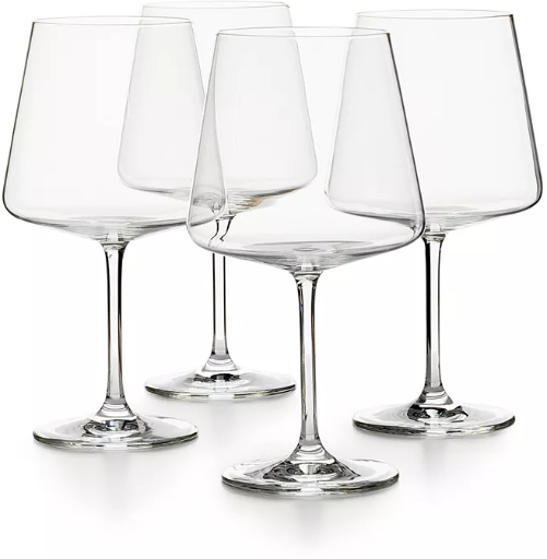 Flur Collection 23.3 oz. Red Wine Glasses- Set of 4 Deal