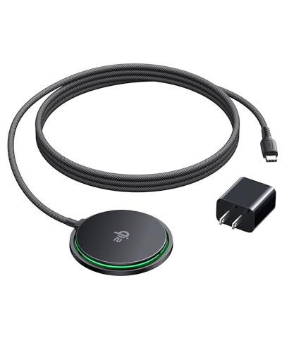 INIU Magnetic Qi2 Certified Wireless Charging Pad w/ Cooling Fan 15W