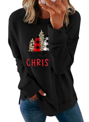 Dokotoo Christmas Sweatshirts Crewneck Pullover