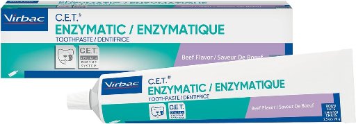 Virbac C.E.T. Enzymatic Toothpaste for Dogs or Cats 2.5-Ounce 2-Pack