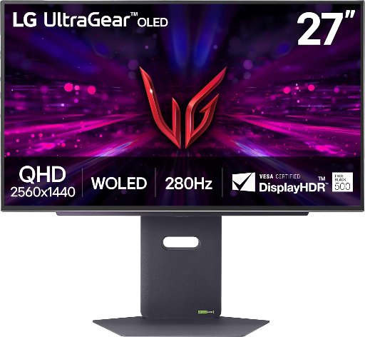 27" LG 27GX700A-B Ultragear 2560x1440 280Hz OLED G-Sync Monitor