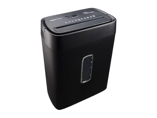 Amazon Basics Cross Cut Paper and Credit Card Shredder, 12 Sheet