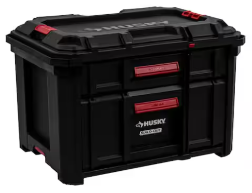 Husky Build-Out 22 in. Modular Tool Storage 2-Drawer Tool Box