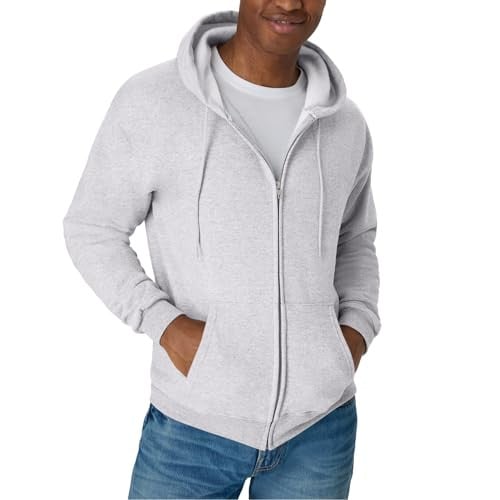 (Prime Deal) Hanes Men's Full-Zip Eco-Smart Hoodie