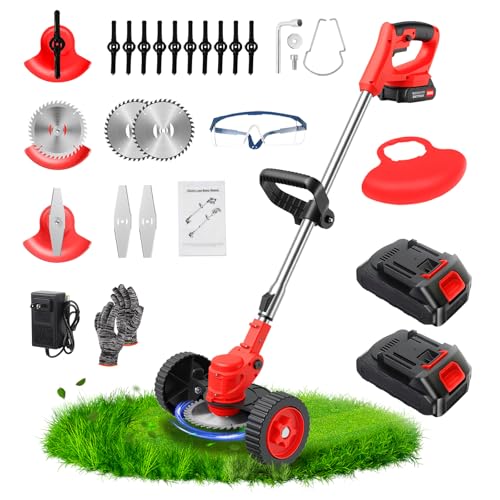 ALSO GO 21V Electric Weed Wacker with Wheel