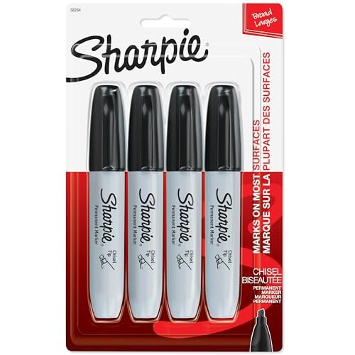 Sharpie Permanent Markers 4 Pack Large Deal