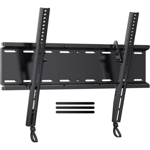 PERLESMITH Tilting TV Wall Mount Bracket Low Profile for 23-70 inch Screen TVs w/ 400x400mm
