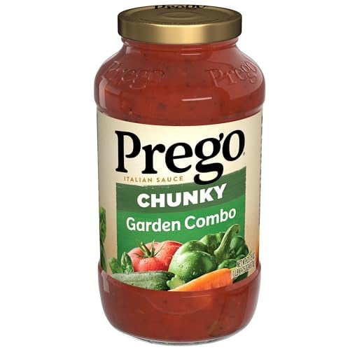 PREGO Pasta Sauce 23.75oz Jar Chunky Garden Deal