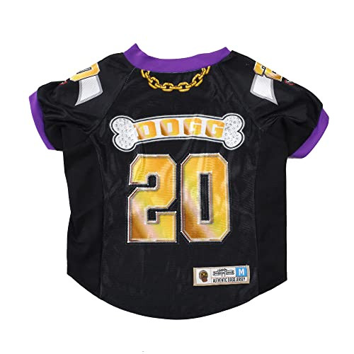 Snoop Doggie Doggs Deluxe Pet Jersey, Off The Chain, Medium