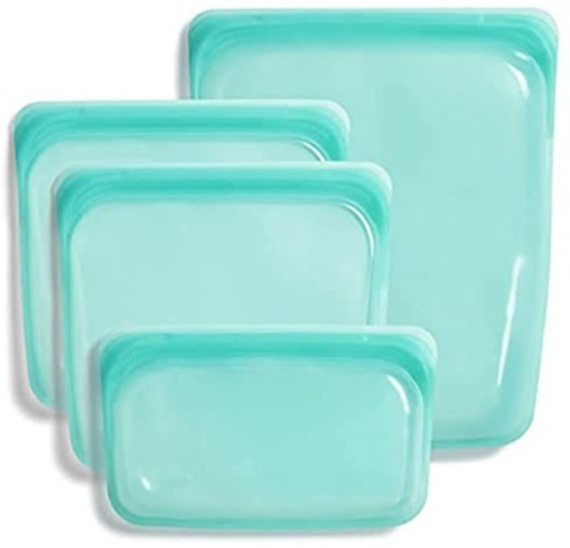 Stasher Reusable Storage Bag Starter Kit