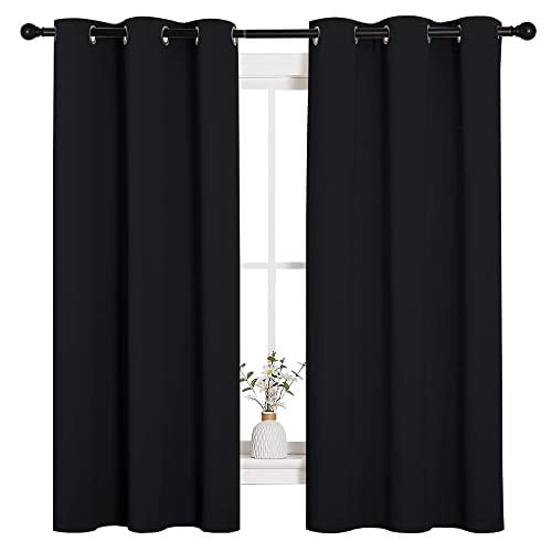 Nicetown Insulated Grommet Blackout Curtains 2-Panel 42" x 63" Deal