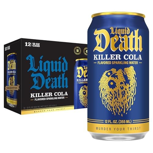 12-Pack 12-Oz Liquid Death Soda-Flavored Sparkling Water Deal