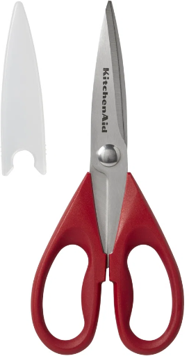 KitchenAid 8.7" All Purpose Kitchen Shears w/ Soft Grip Comfort Handle & Protective Sheath