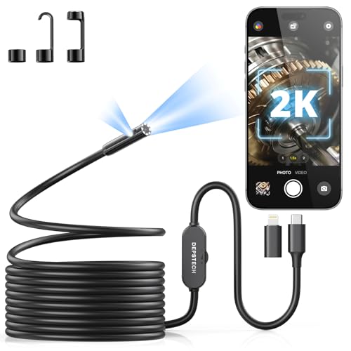 DEPSTECH NTC55 2K 2560x1440P Dual-Lens Endoscope Camera Deal