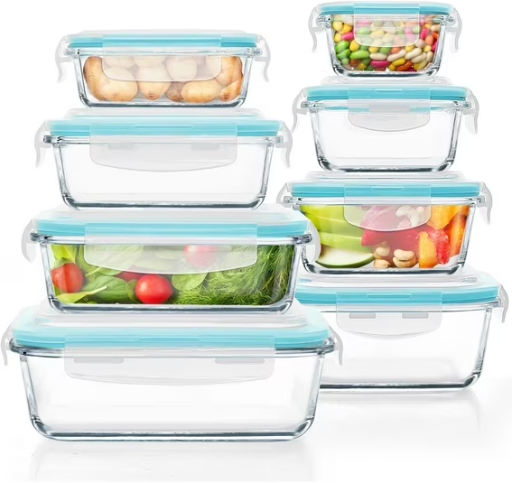 TAIMASI 16 Pc Glass Food Storage Containers Deal