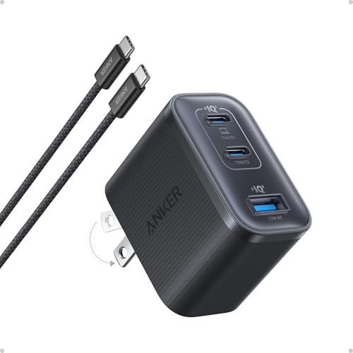 Anker Nano 70W USB-C 3-Port Charger Block w/ Cable Deal