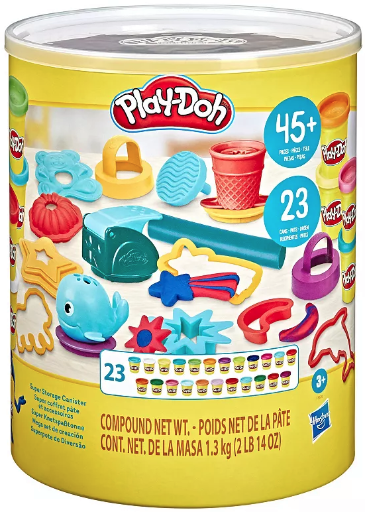 Play-Doh Super Storage Canister with Play-Doh and Tools Deal