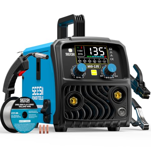 SEESII 135A MIG Welder 110V 3-in-1 Gasless Flux Core/Lift TIG/Stick Welding Machine Deal