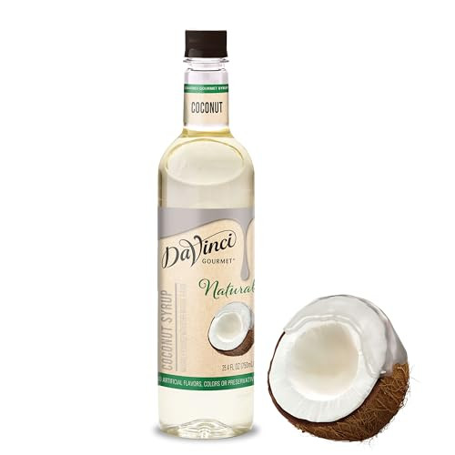 DaVinci Gourmet Naturals Coconut Syrup 25.4 Fluid Ounces