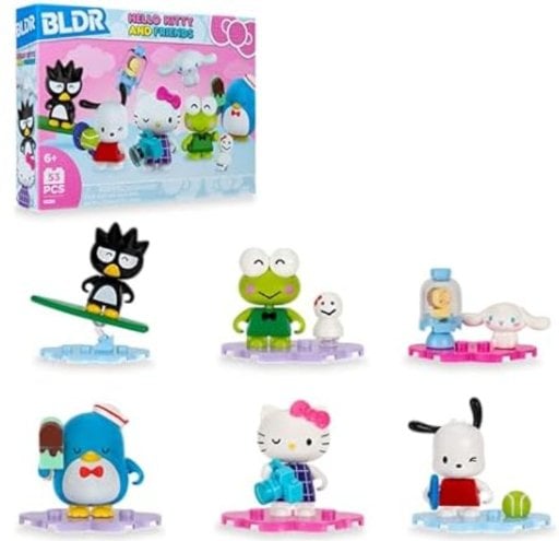 BLDR Hello Kitty and Friends Buildable Minifigures 6-Pack Deal