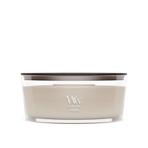 WoodWick Ellipse Candle with Crackling Wick (Wood Smoke) 16-Oz Deal