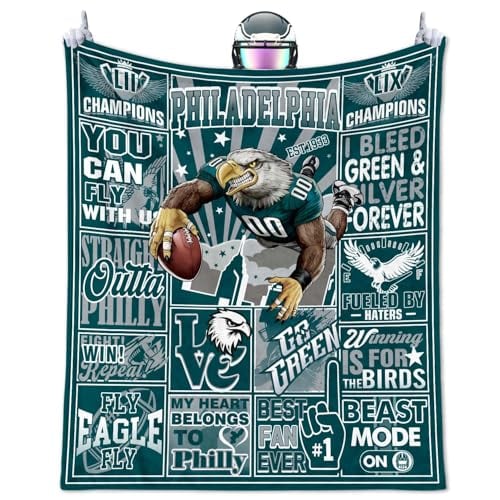 Eagles Football Blanket