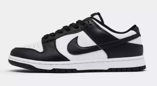 Men's Nike Dunk Low Retro Casual Shoes (Black/White/Black)
