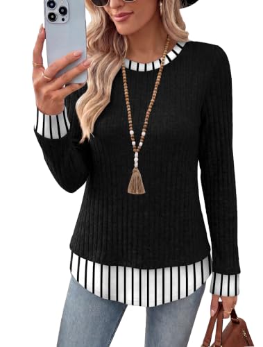 WIHOLL Long Sleeve Lightweight Tunic Tops  Deal