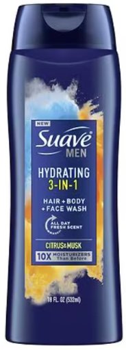 Suave Men 3 in 1 Body Wash Citrus Musk 18 fl oz Deal